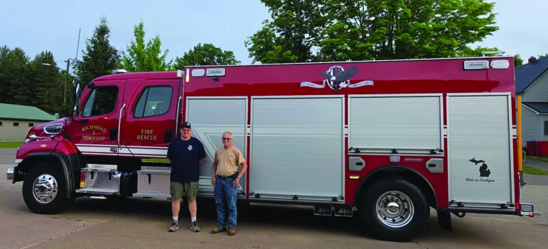 New fire truck to Richmond Township
